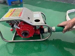 Light duty high pressure forestry portable fire water pump