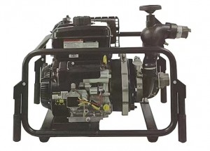 Moveable high pressure forestry fire water pump