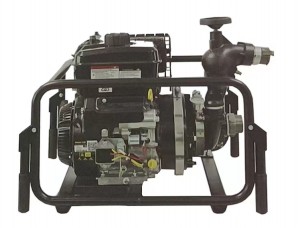 Moveable high pressure forestry fire water pump